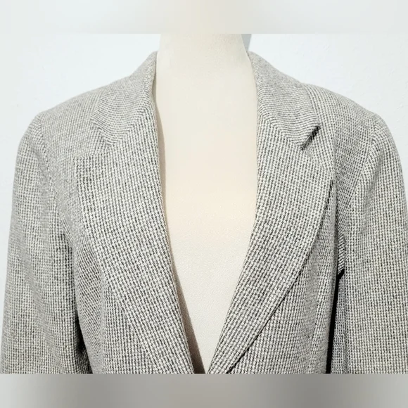 That's Me! Women's Wool Blend Blazer Size 7/8 Tan Brown Checkered Made in USA - Picture 3 of 10